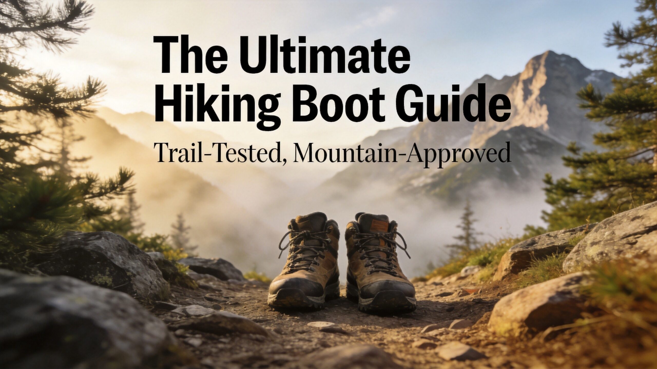 Hiking Boots on Trail