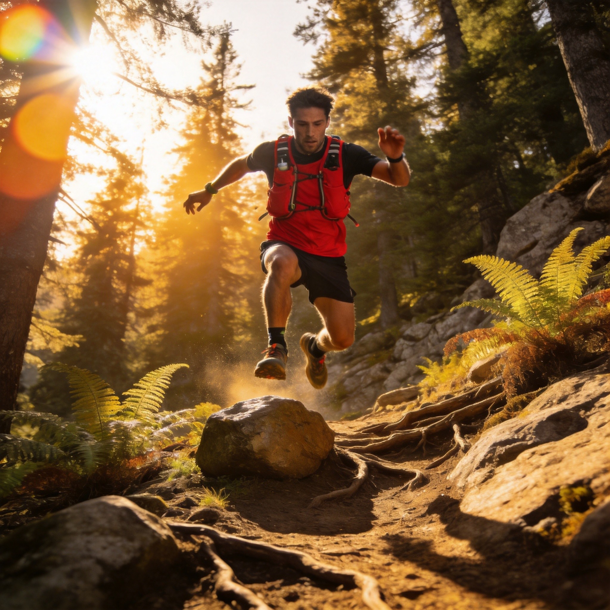Hydration Vest on the Trail